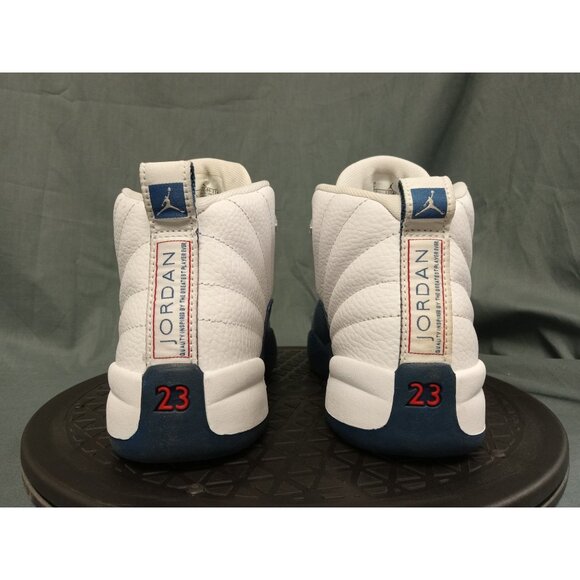 Jordan 12 Retro (PS) Sneakers White French Blue Size 2Y BRAND NEW NO BOX! - Picture 7 of 11